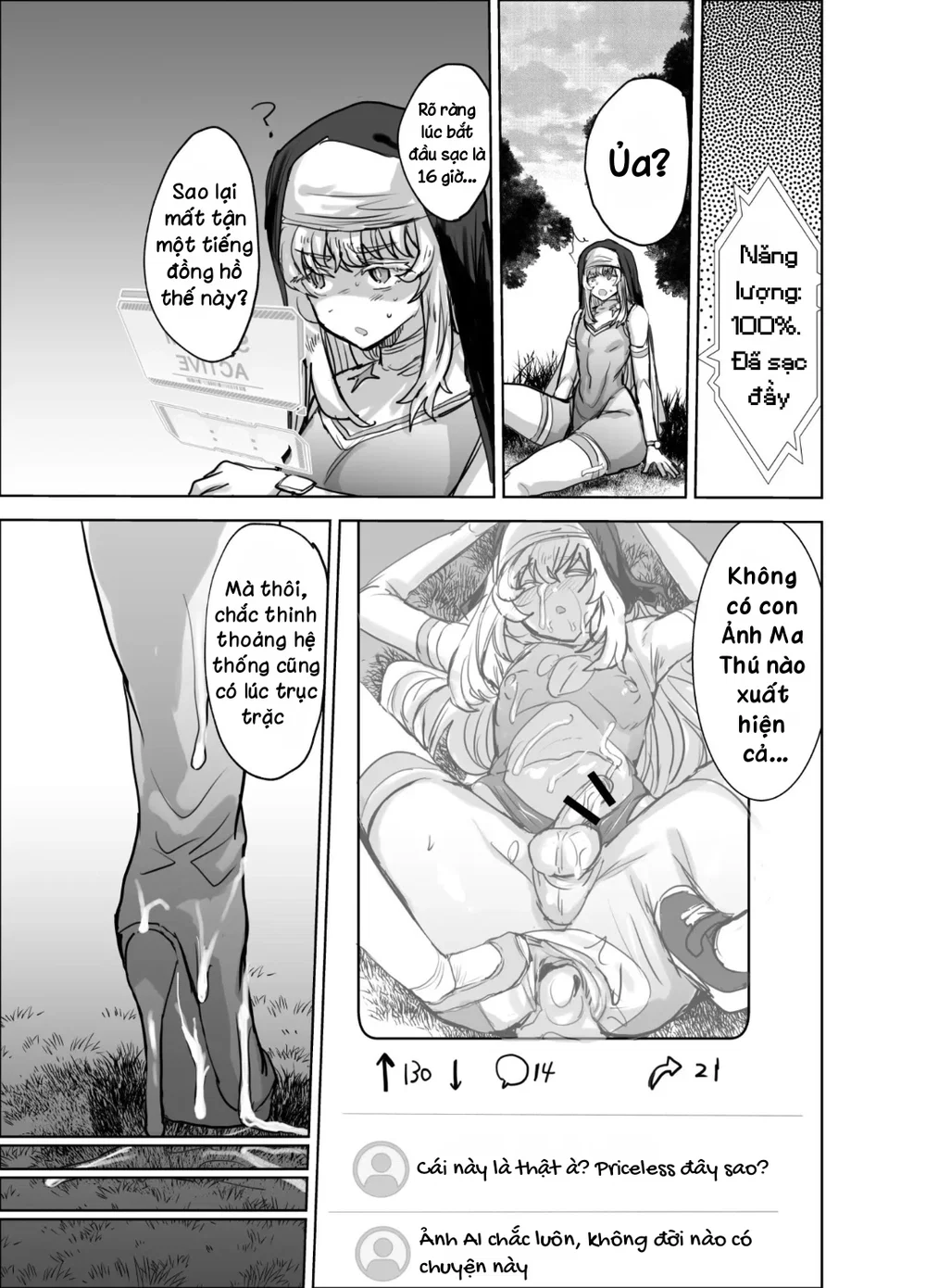 Đang hồi sức! Magical girl bị làm nhục lúc ngủ say - Chap 1 - 22
