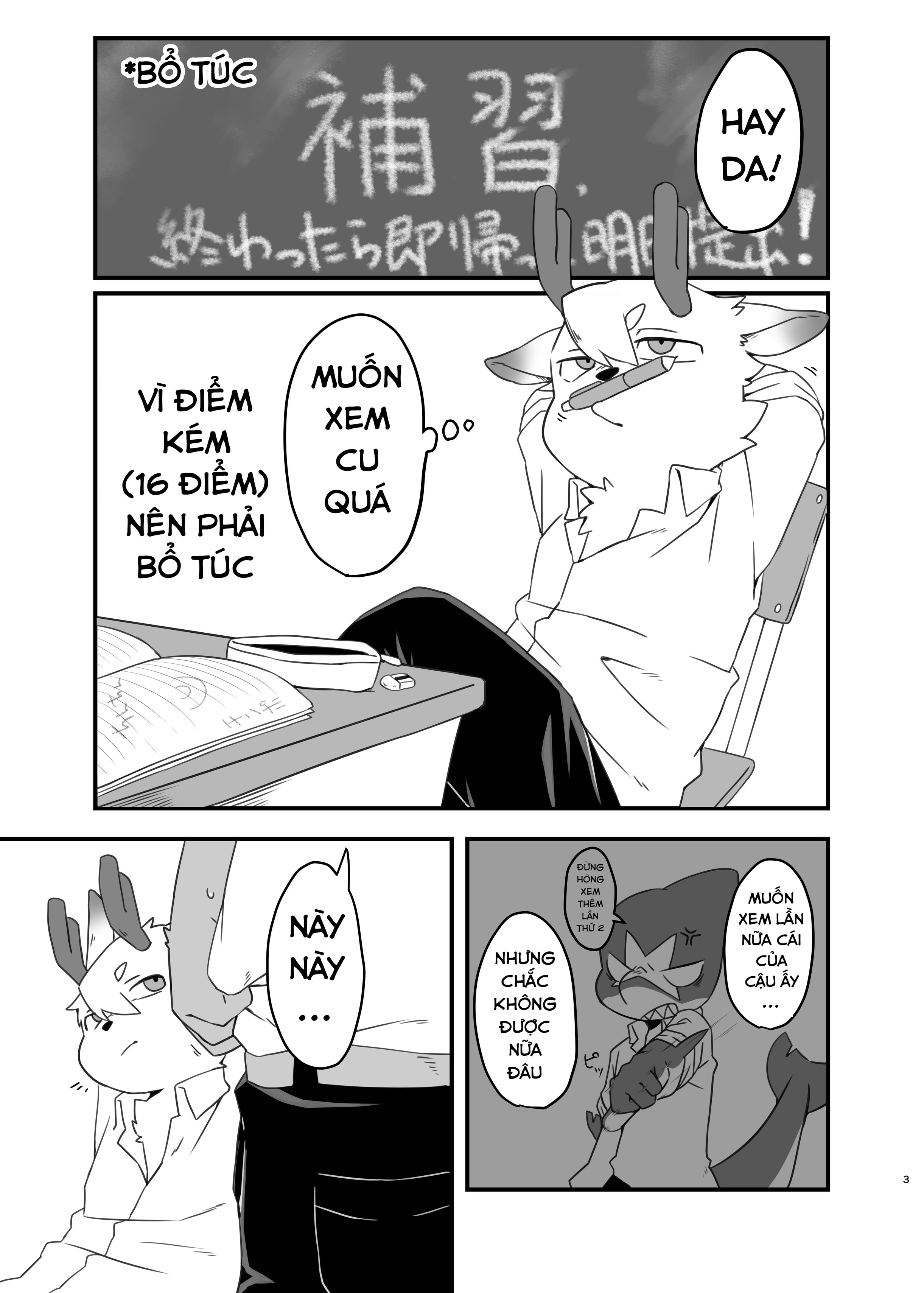Hai Đứa Ngốc Ngựa Và Nai - Chap 1 - 3