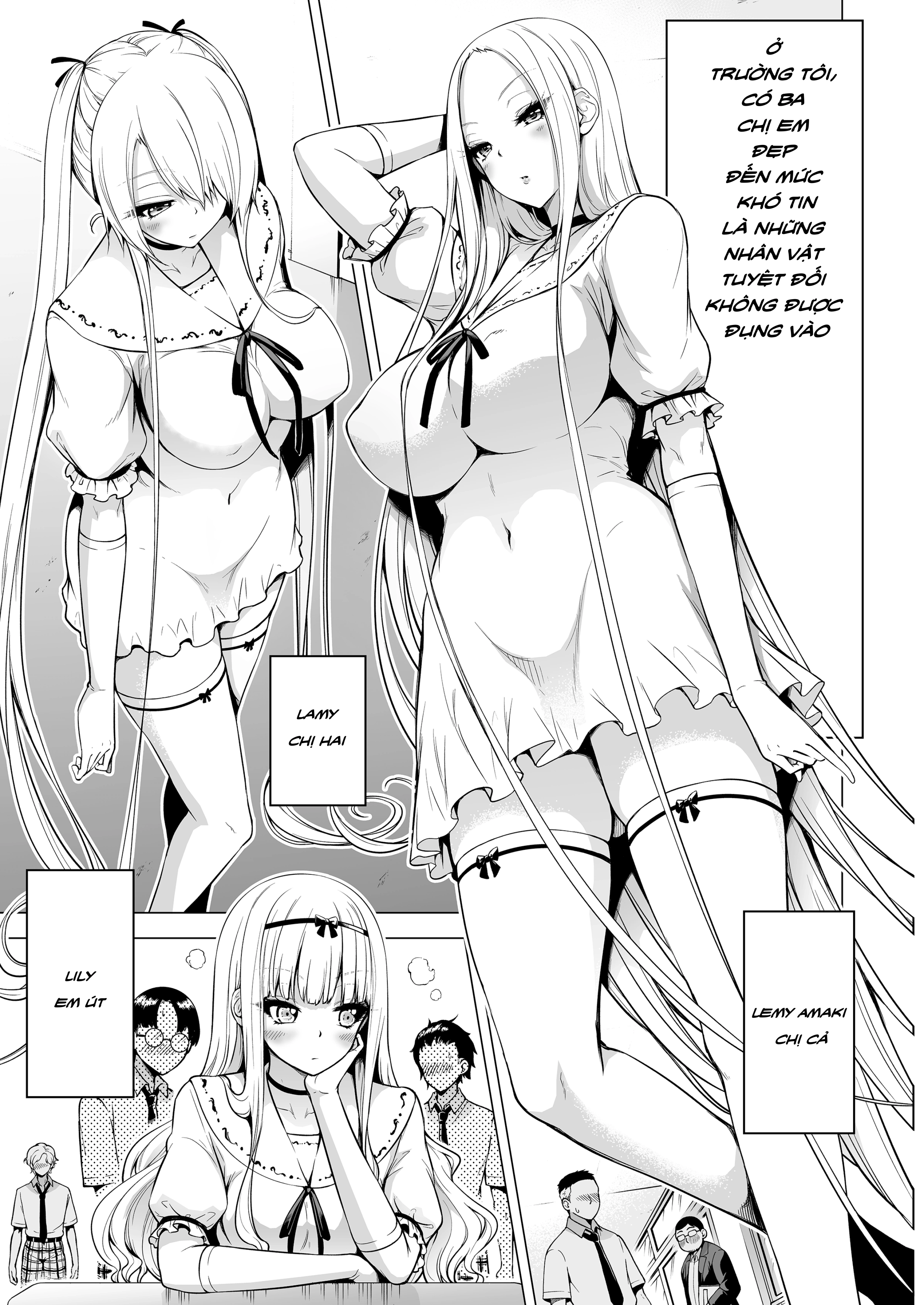 Hands On Draining with Three Succubus Sisters - chap 1 ( 2-16) đẹp - 1