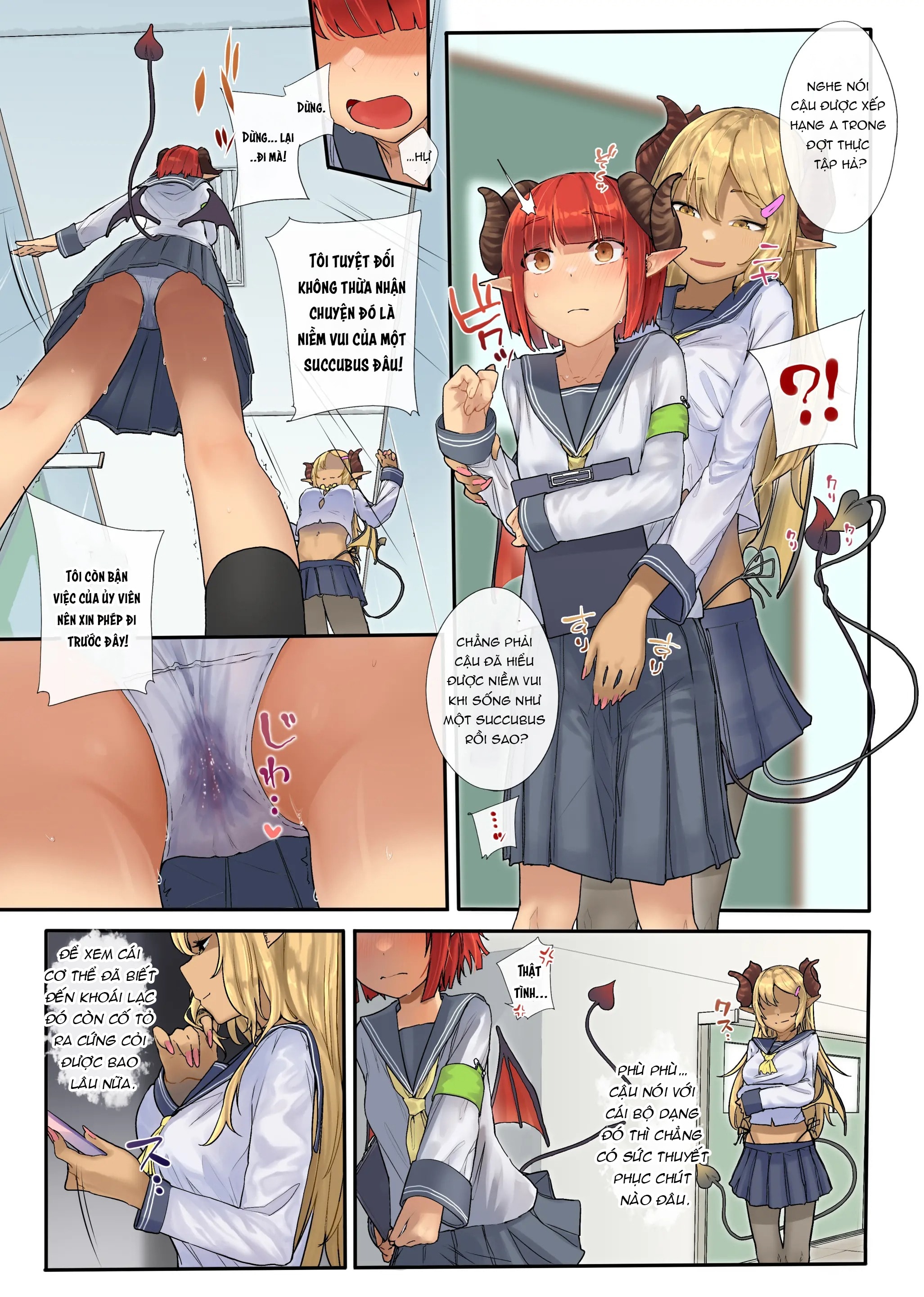 潔癖風紀委員サキュバスの淫ターンシップ ～1週間みっちり♥強制奉仕活動～ - Chap 1 - 30