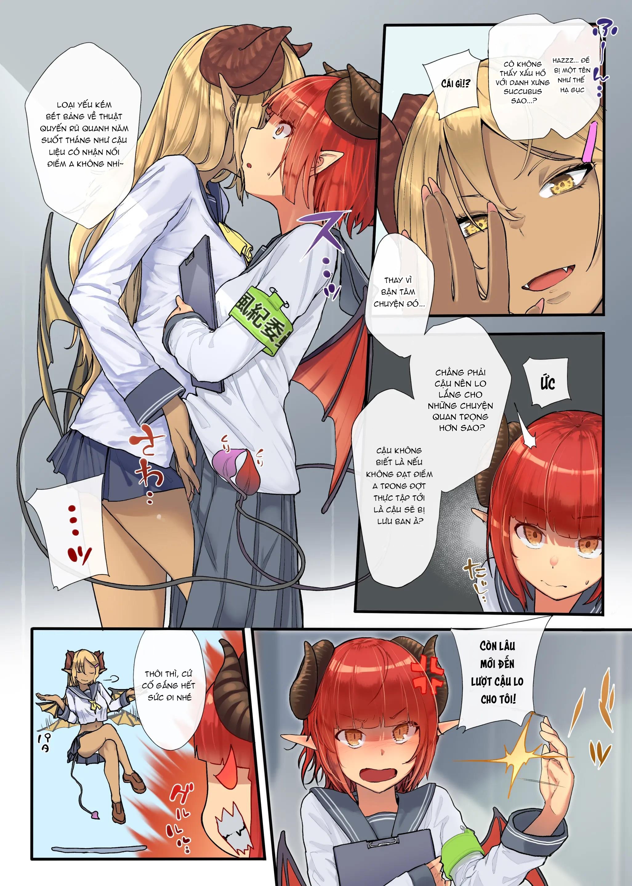 潔癖風紀委員サキュバスの淫ターンシップ ～1週間みっちり♥強制奉仕活動～ - Chap 1 - 7