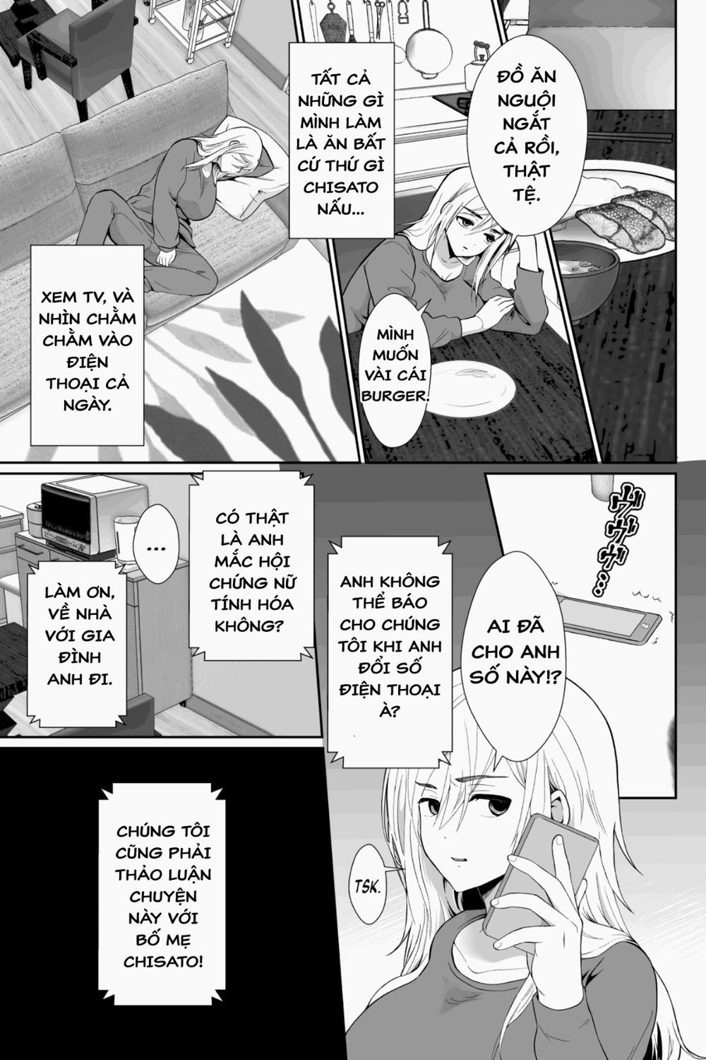 Hậu quả của việc bắt chồng ngoại tình liên tục ... - Chap 1 - 87