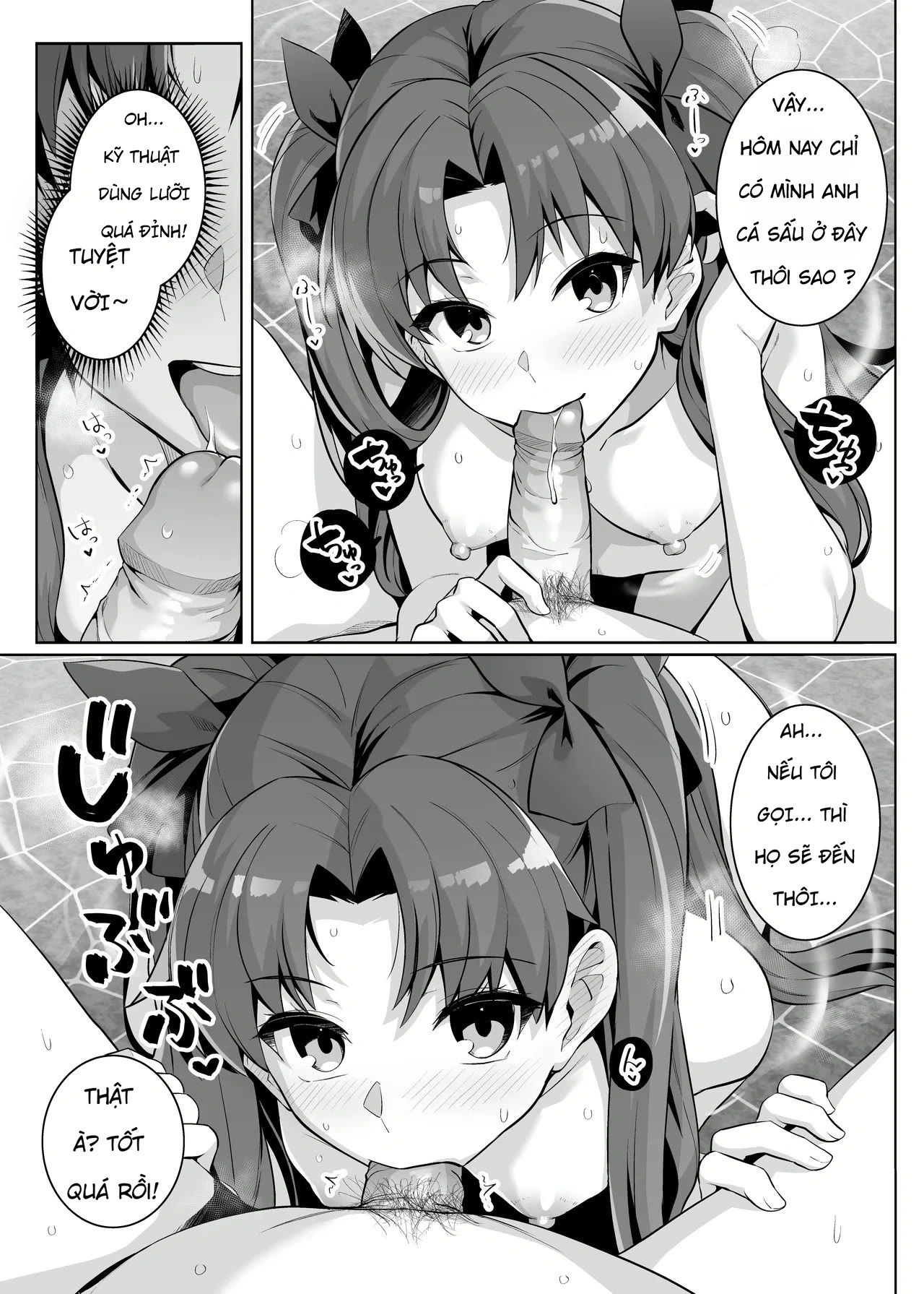 Saber chan và Rin-chan gạ địt ở suối nước nóng - Chap 1 - 13