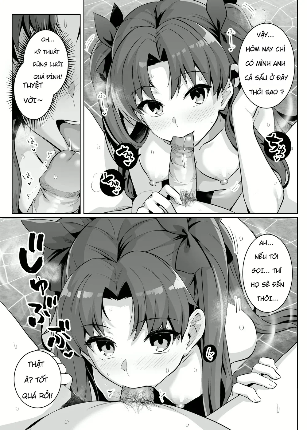 Saber chan và Rin-chan gạ địt ở suối nước nóng - Chap 1 - 13