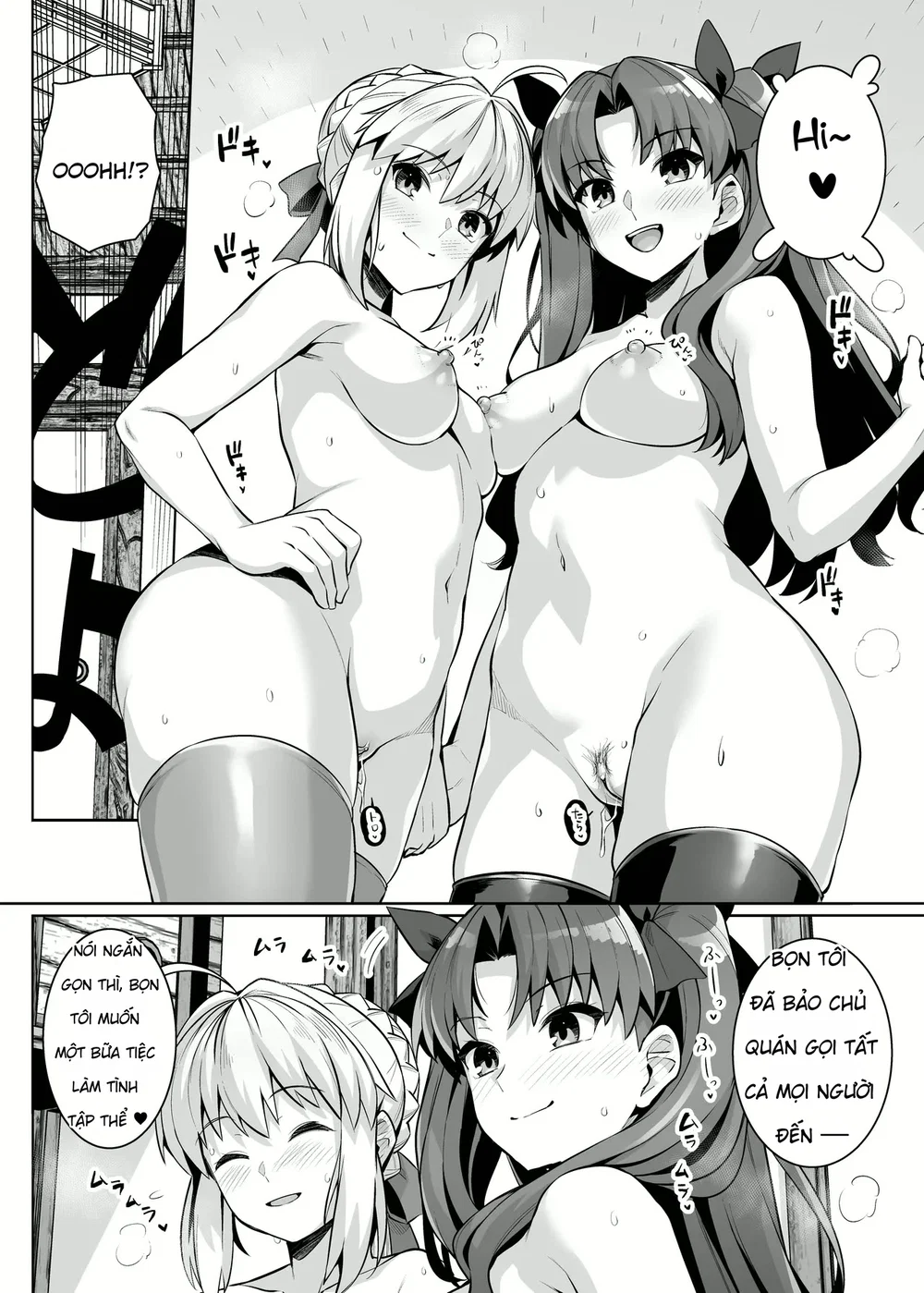 Saber chan và Rin-chan gạ địt ở suối nước nóng - Chap 1 - 29