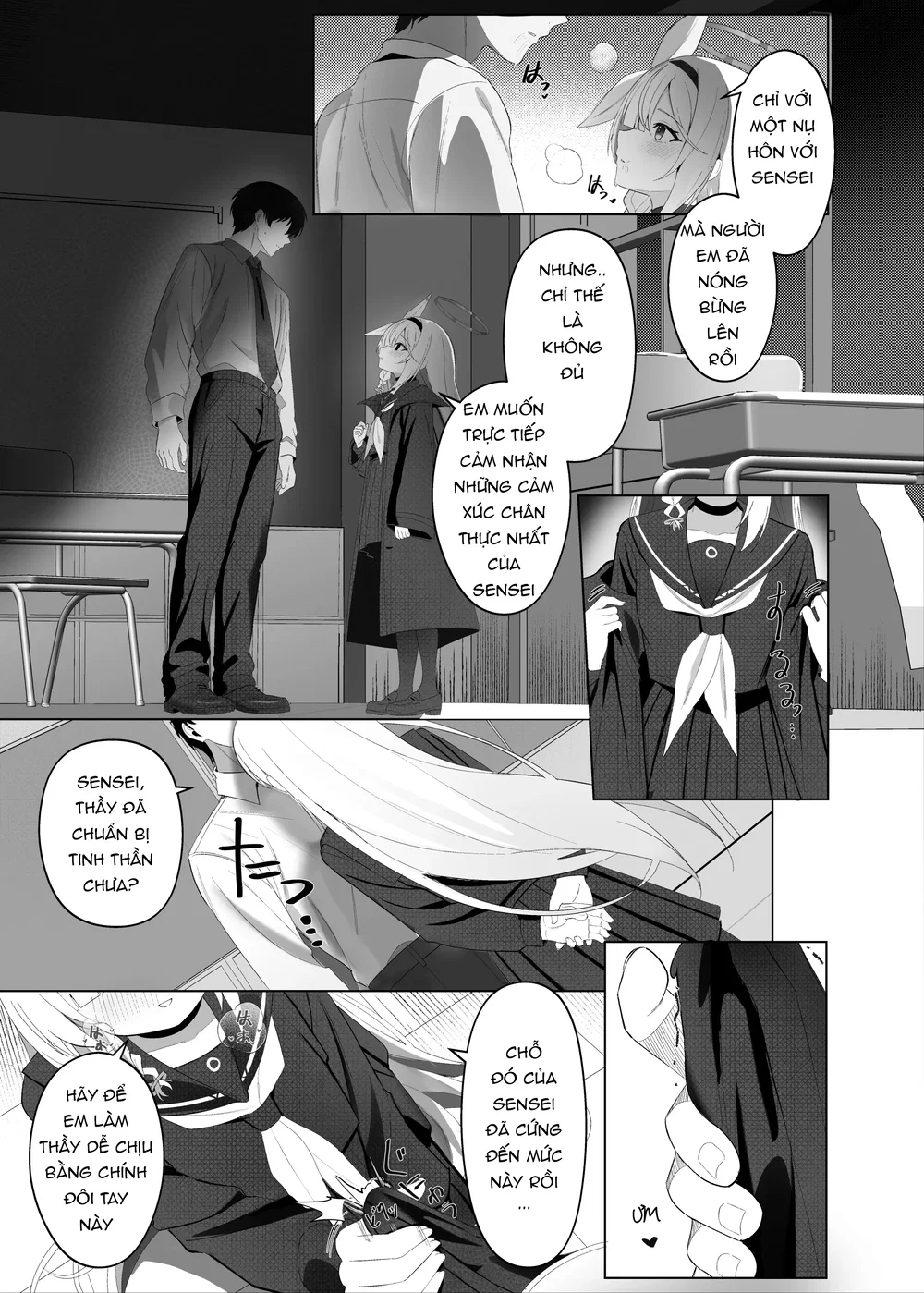 Trói Buộc Sắc Trắng Thuần Khiết Ấy, Bằng Màn Đê... - Oneshot - 12