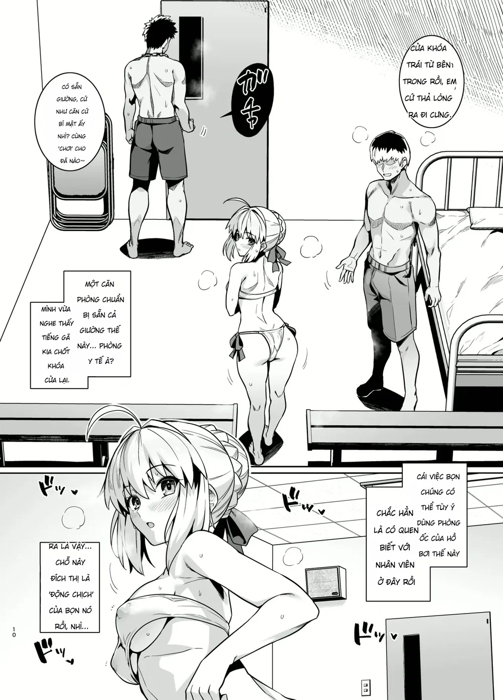 Saber-san Yarimoku Nanpamachi Pool Hen + Omake ... - Chap 1 - 13