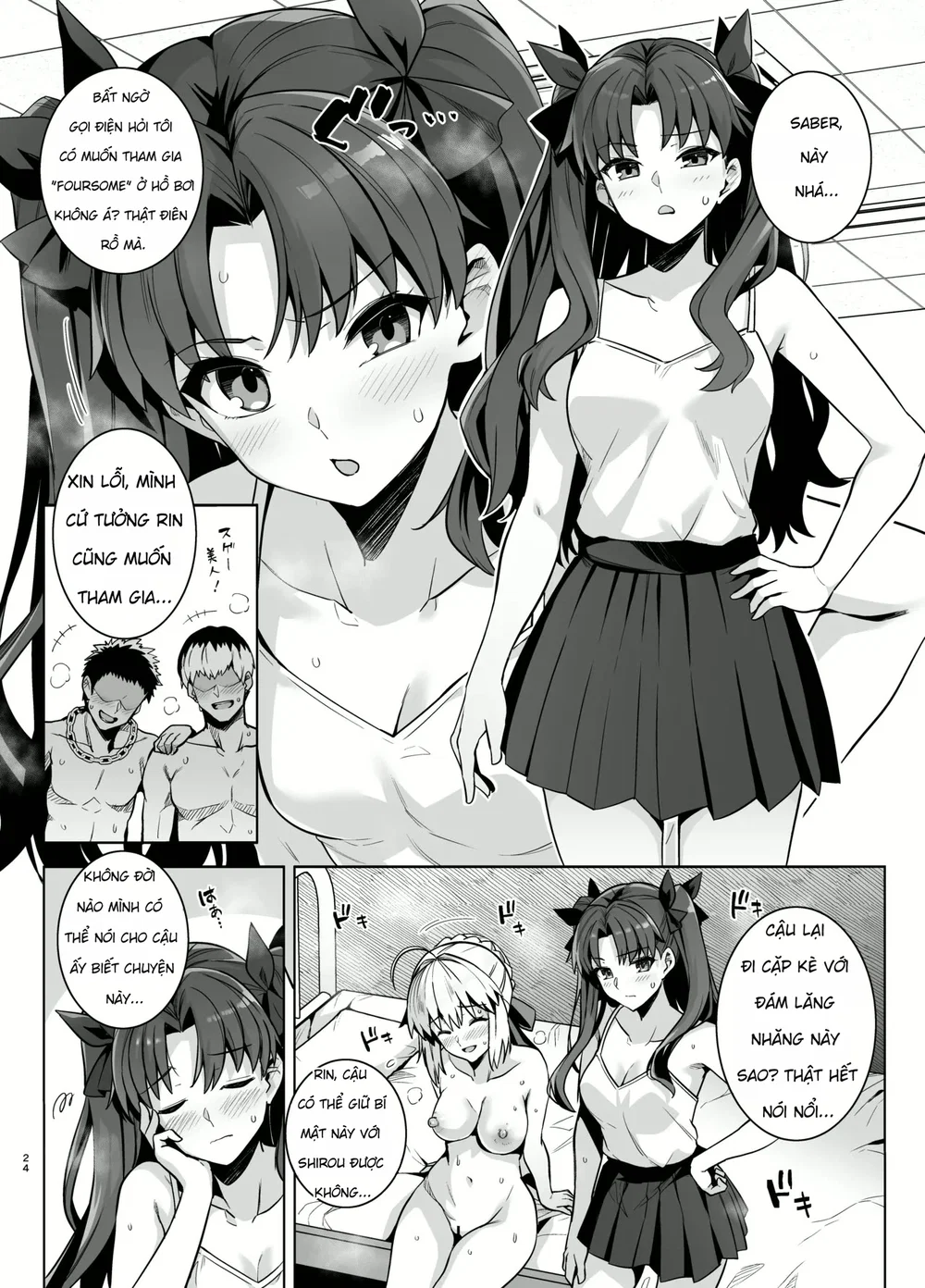 Saber-san Yarimoku Nanpamachi Pool Hen + Omake ... - Chap 1 - 27
