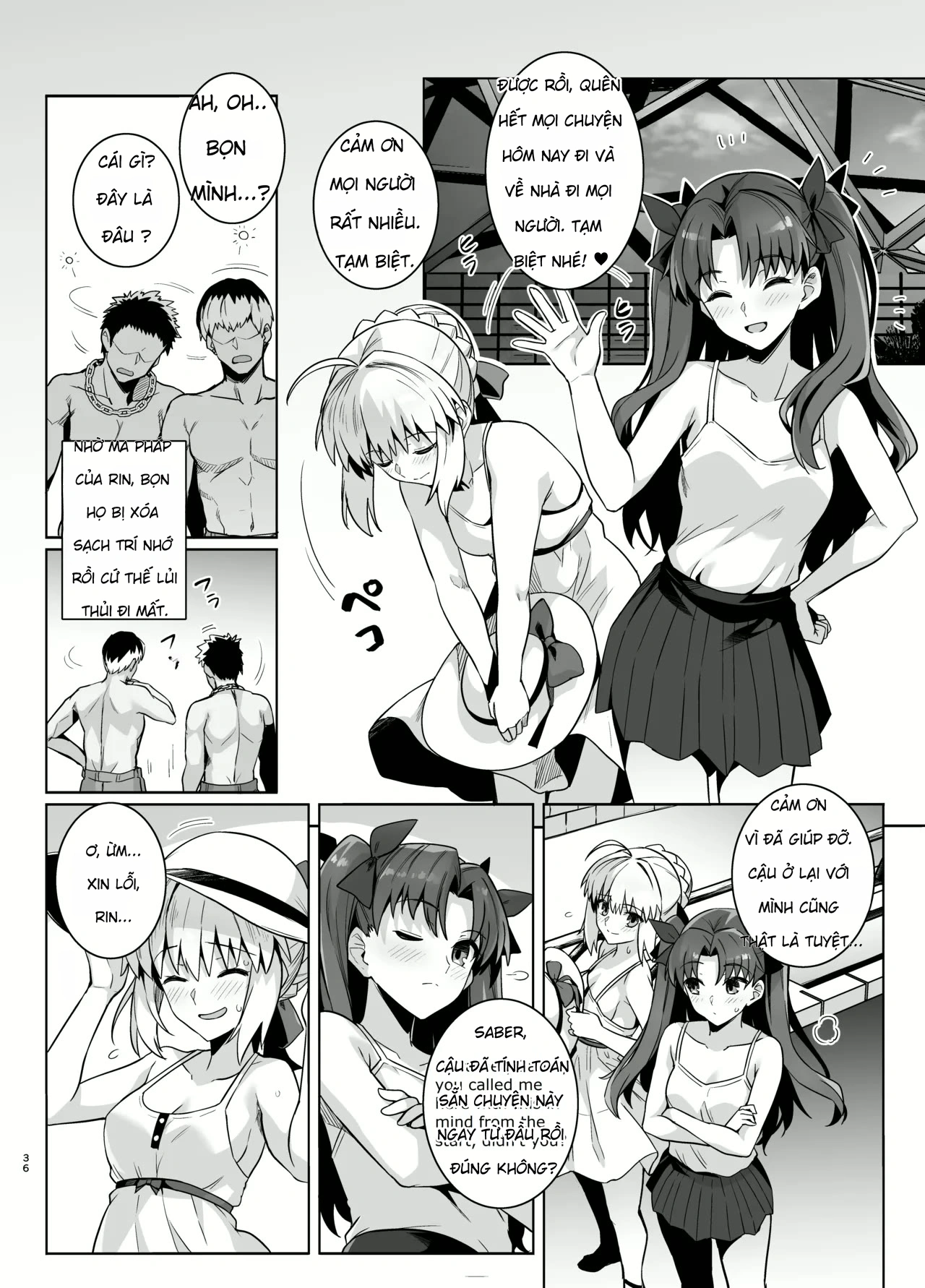 Saber-san Yarimoku Nanpamachi Pool Hen + Omake ... - Chap 1 - 39