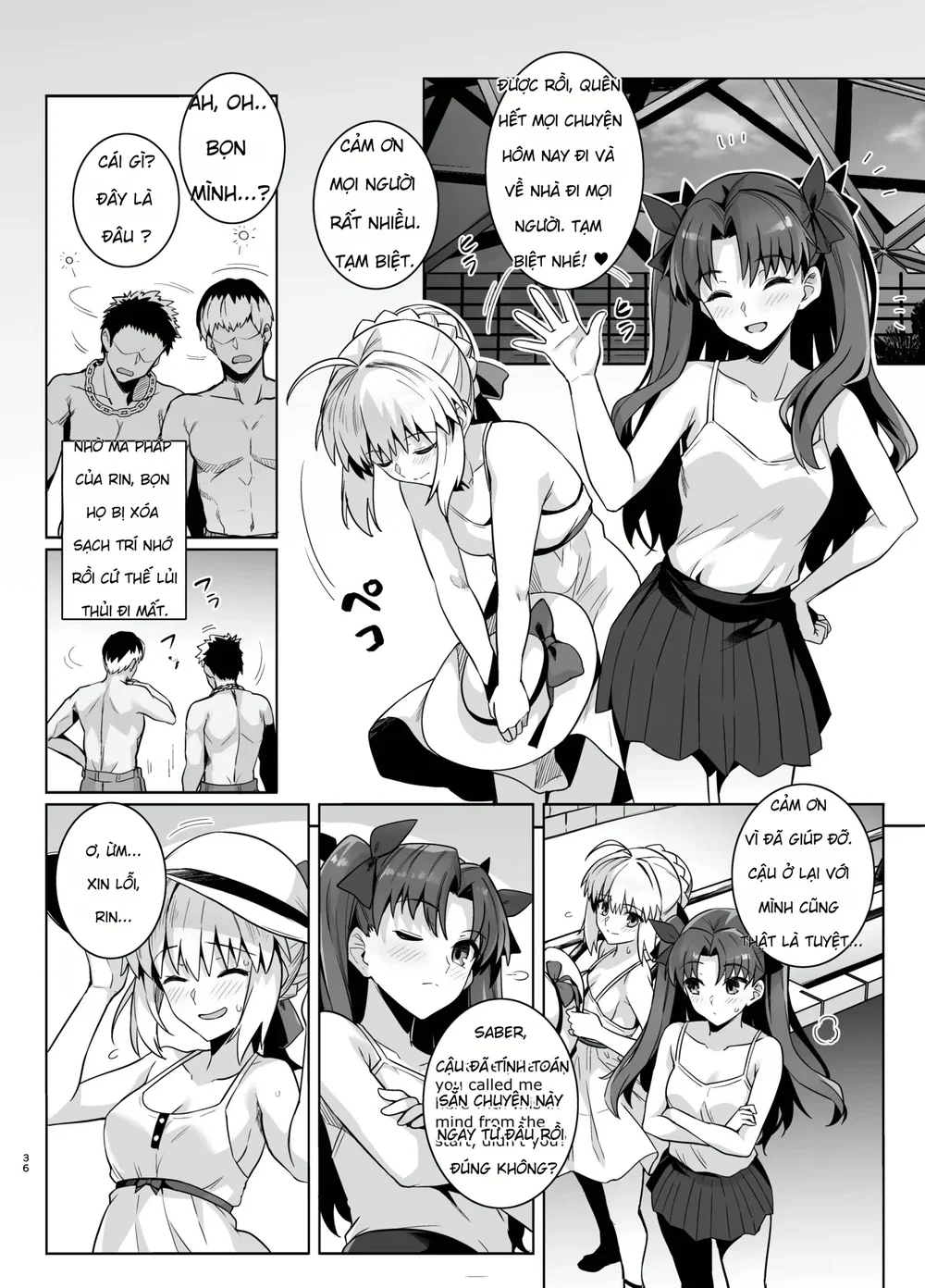 Saber-san Yarimoku Nanpamachi Pool Hen + Omake ... - Chap 1 - 39