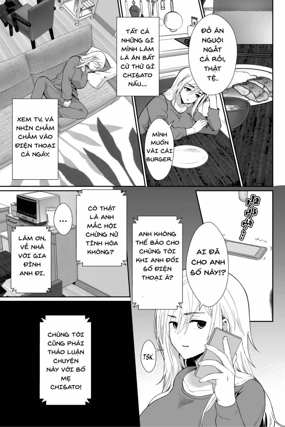 Hậu quả của việc bắt chồng ngoại tình liên tục ... - Chap 2 - 15