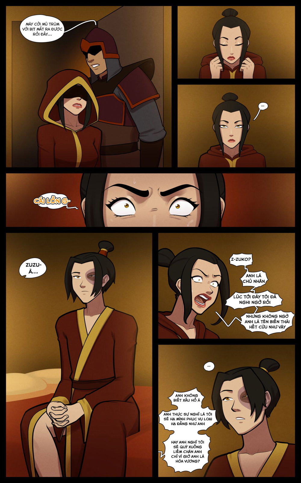 Azula h&ograve;n đ&aacute; s&ocirc;i sục - Chap 1 - 34