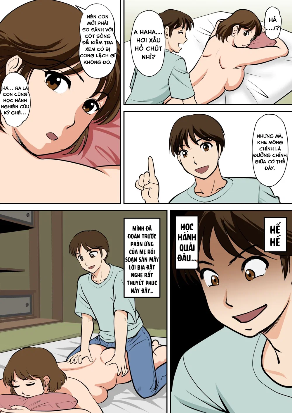 Cậu Con Trai Thực Hành Massage Với Mẹ - Oneshot 11 - 12