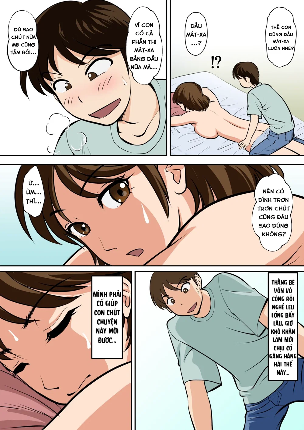 Cậu Con Trai Thực Hành Massage Với Mẹ - Oneshot 11 - 14