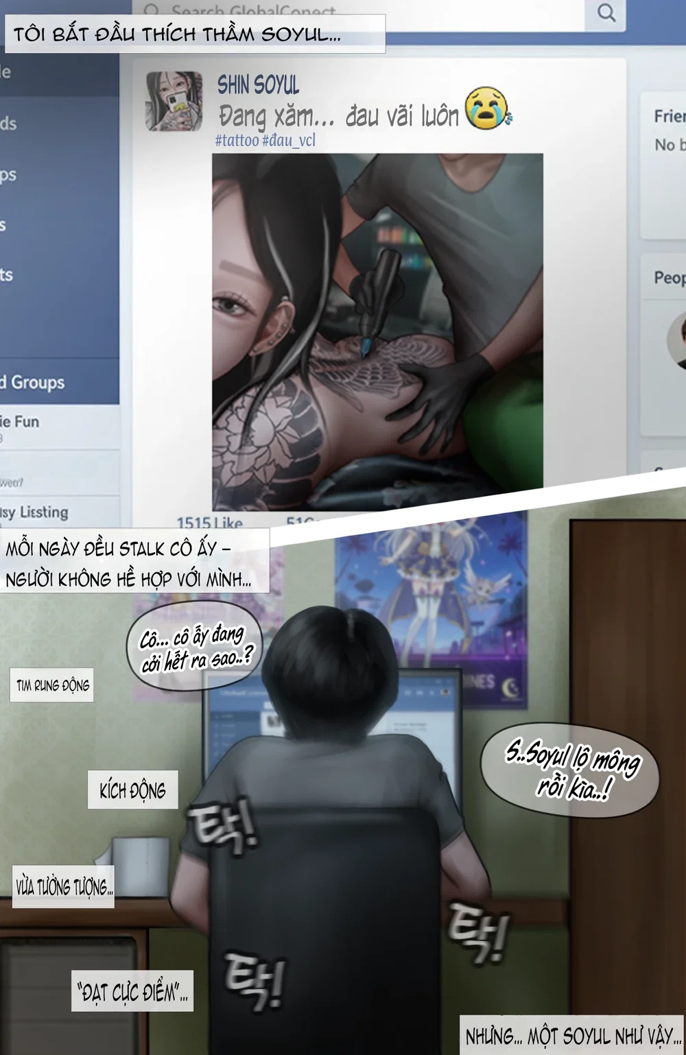 Gái Du Côn X Wibu Đụt Cận Trĩ - Chap 9.1 - 23
