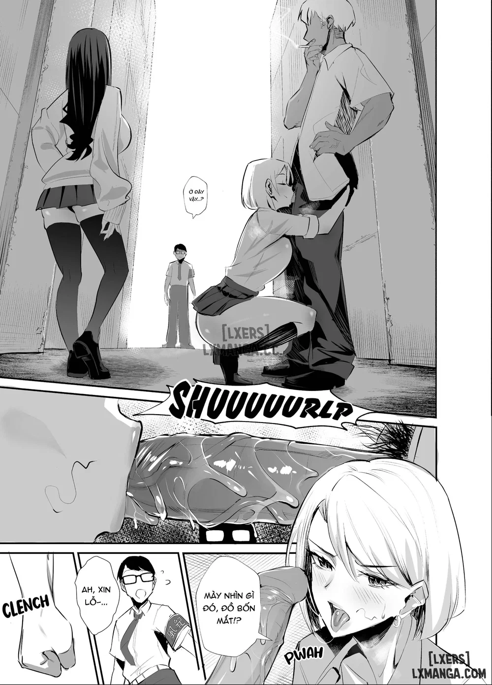 Kuppuku ~Fuuki Iinchou wa Odosarete Netorarete.... - Chap 1- Không che - 10