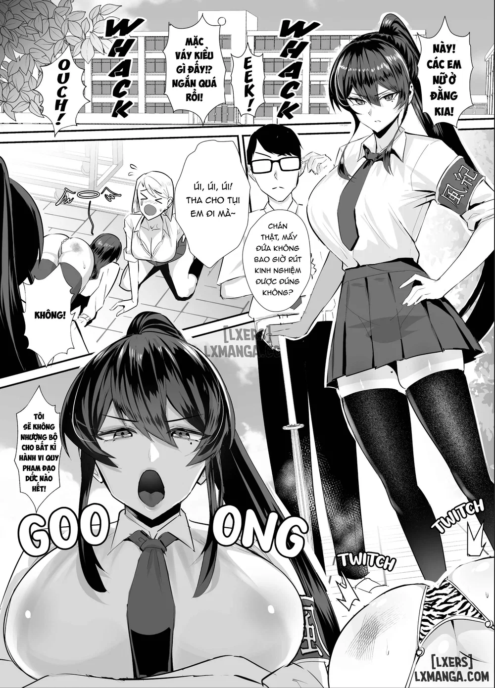 Kuppuku ~Fuuki Iinchou wa Odosarete Netorarete.... - Chap 1- Không che - 4