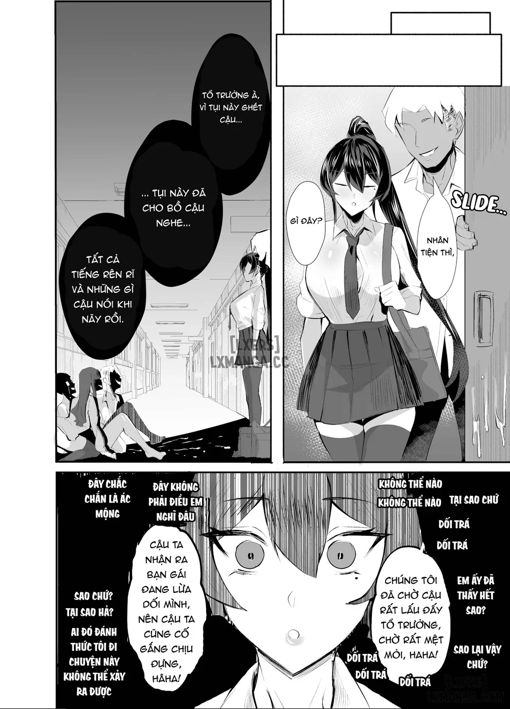 Kuppuku ~Fuuki Iinchou wa Odosarete Netorarete.... - Chap 1- Không che - 41