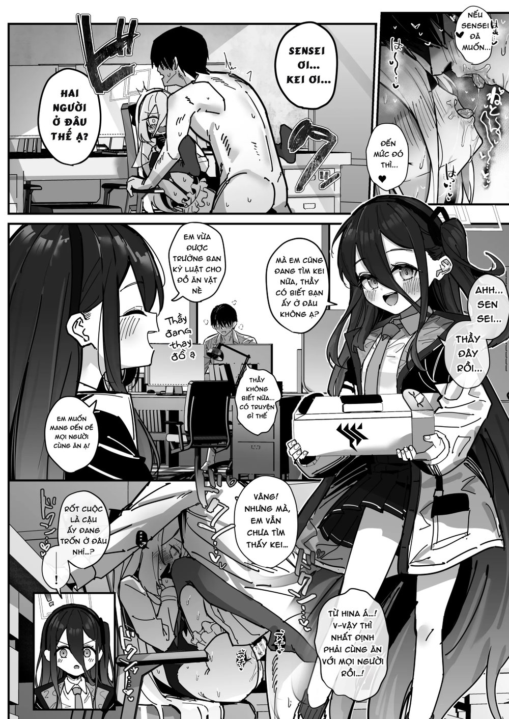 Cái gì, làm tình với thầy á, Tuyệt đối không ba... - Chap 3 - 36