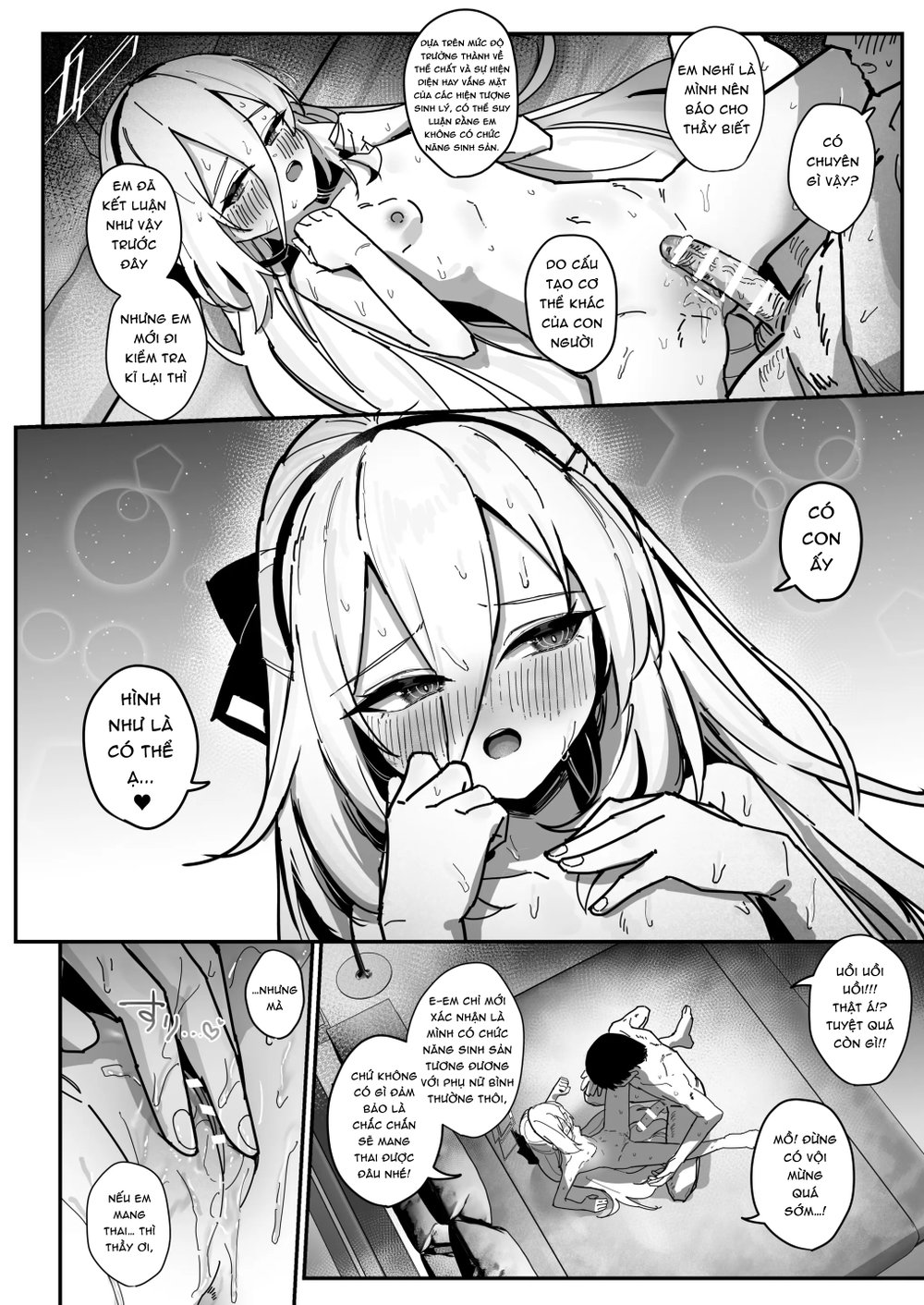Cái gì, làm tình với thầy á, Tuyệt đối không ba... - Chap 3 - 44