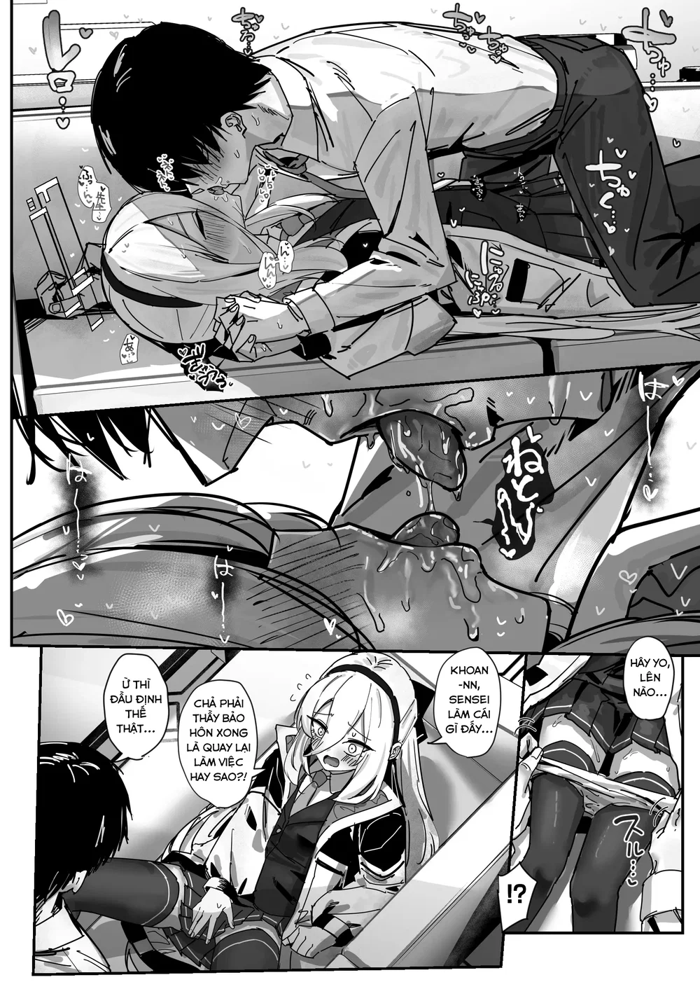 Cái gì, làm tình với thầy á, Tuyệt đối không ba... - Chap 3 - 8