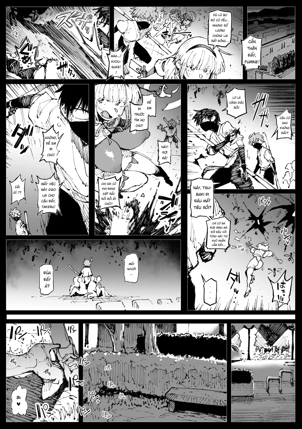 Trận đấu 6 hiệp của Tsubaki - Chap 3 - 7