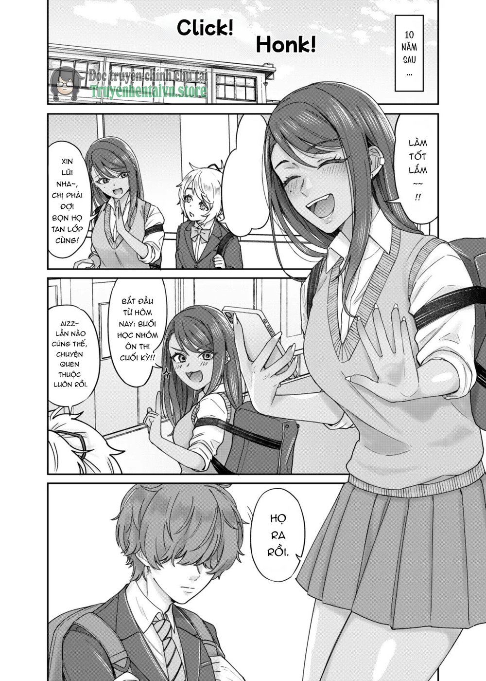 Kuro Gyaru Osananajimi to Himitsu no Benkyou Sh... - Chap 1 - 4