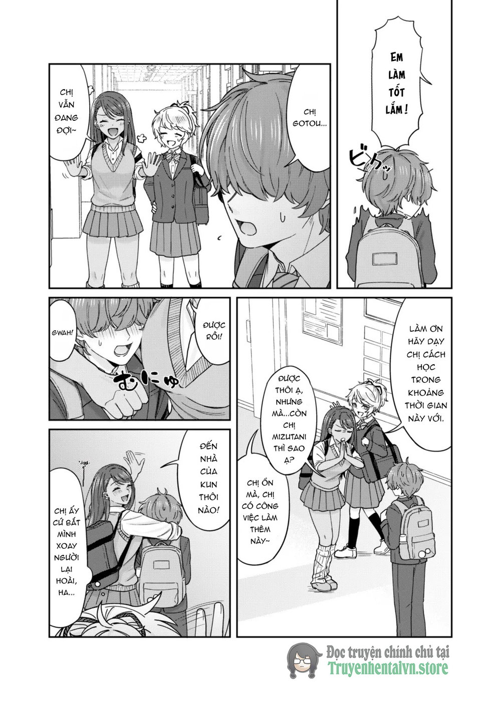 Kuro Gyaru Osananajimi to Himitsu no Benkyou Sh... - Chap 1 - 5