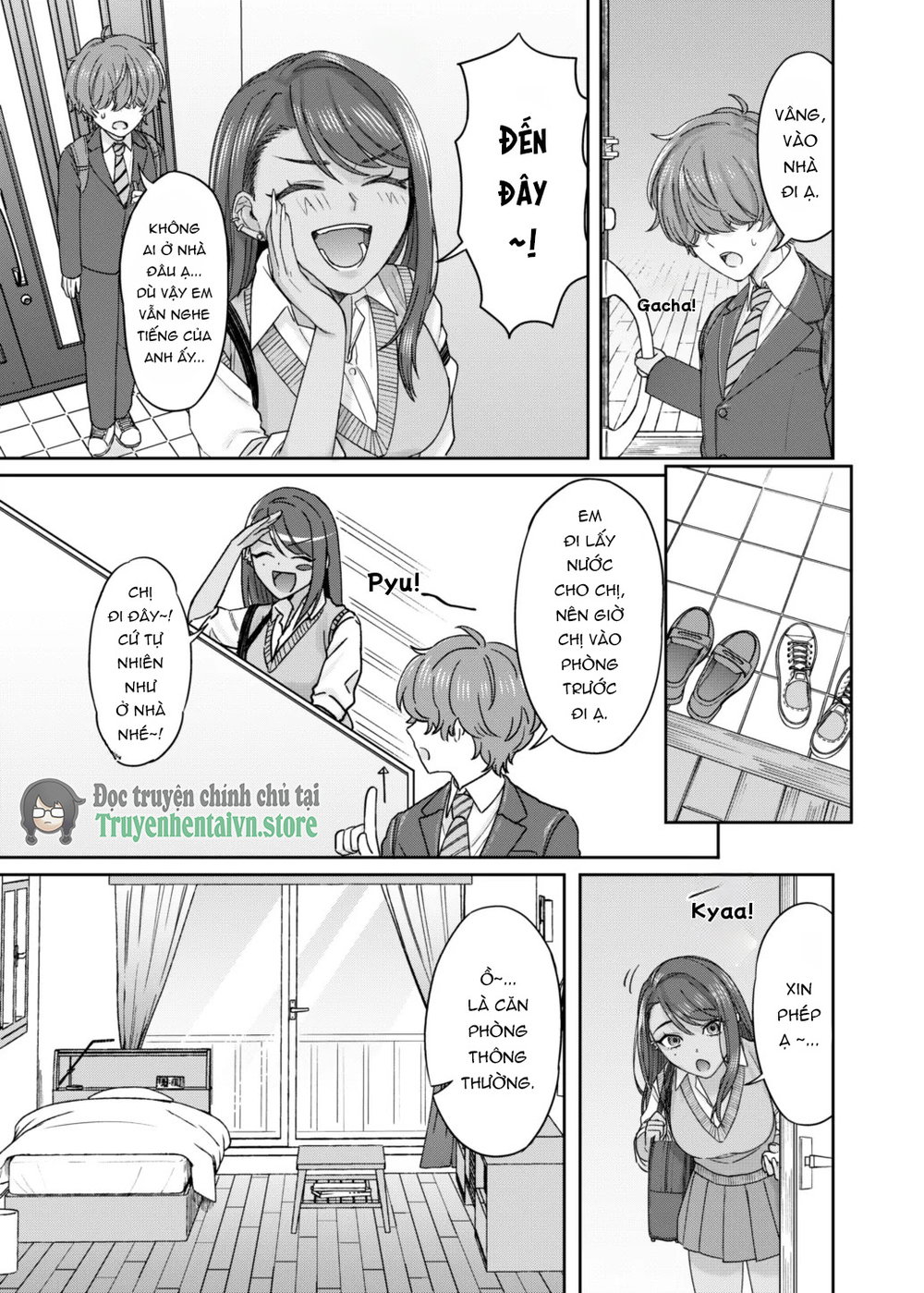 Kuro Gyaru Osananajimi to Himitsu no Benkyou Sh... - Chap 1 - 7