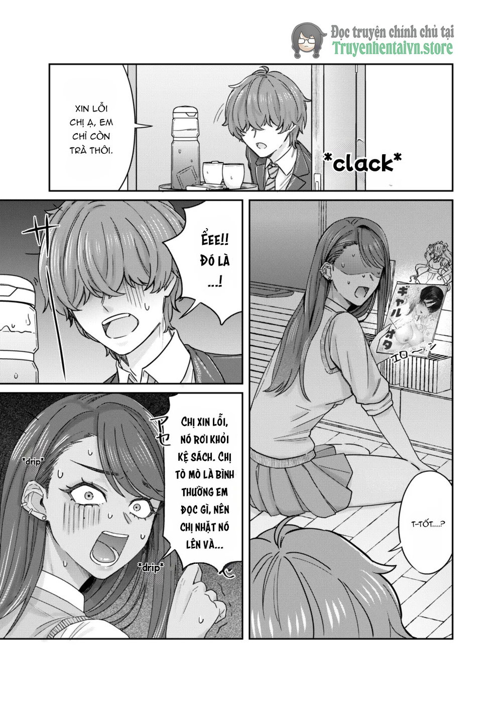 Kuro Gyaru Osananajimi to Himitsu no Benkyou Sh... - Chap 1 - 9