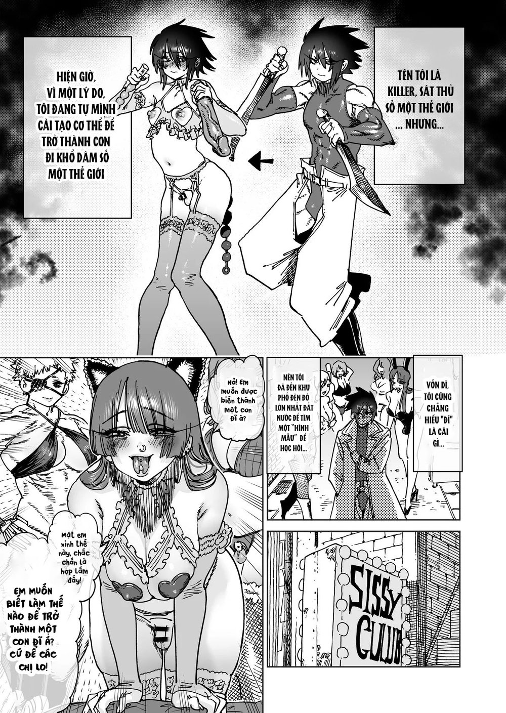 "Mesu Ochi" Sekai Saikyou no Koroshiya Self Mes... - Chap 1 - 8 "Mesu Ochi" Sekai Saikyou no Koroshiya Self Mes... - Chap 1 - 8