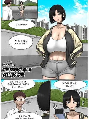 Cô nàng bán sữa