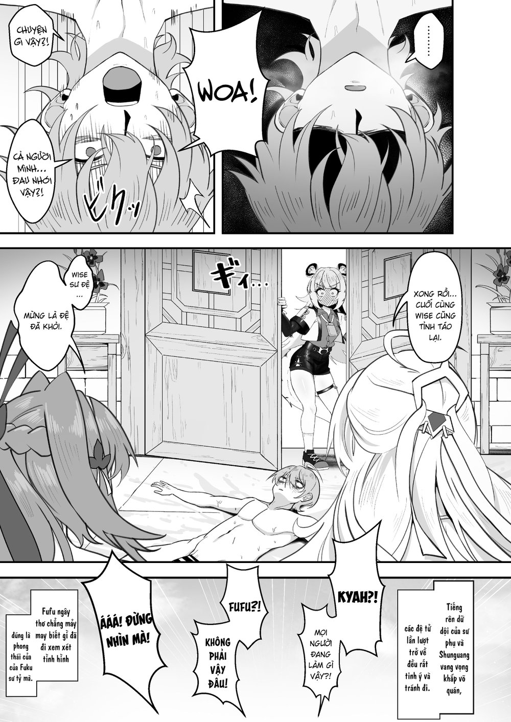 Sư phụ! Đừng lén nhìn nữa cứu con đi! - Chap 1 - 34