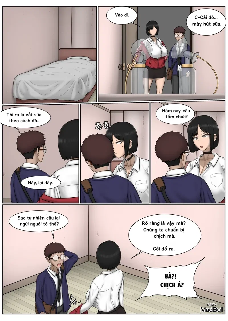 Cô nàng bán sữa - Chap 2: Đến nhà - 5