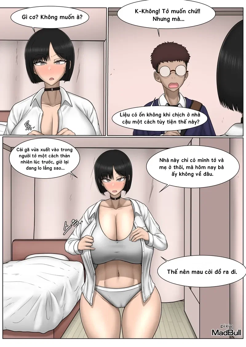 Cô nàng bán sữa - Chap 2: Đến nhà - 6