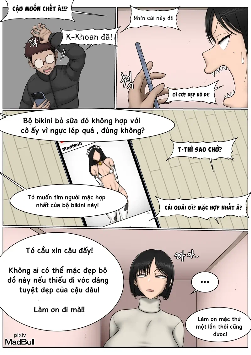 Cô nàng bán sữa - Chap 3: sắp có biến - 3