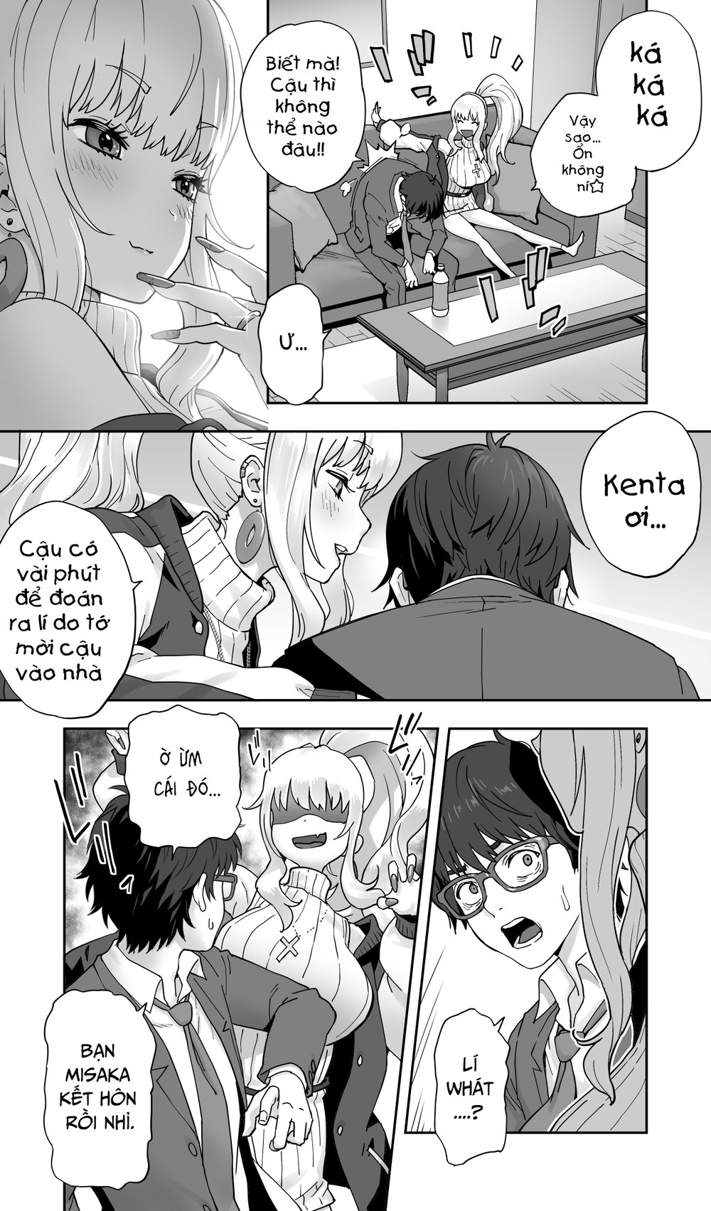 Cô bạn Gyaru đồng hương,gái có chồng bị thụ tin... - Chap 1 - 8