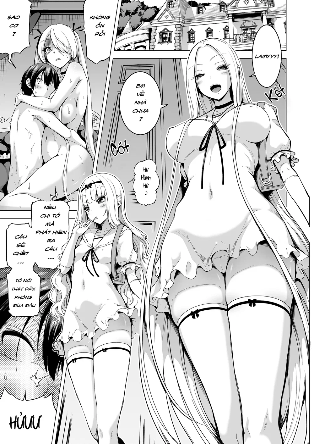 Hands On Draining with Three Succubus Sisters - chap 2 (99%) - 2