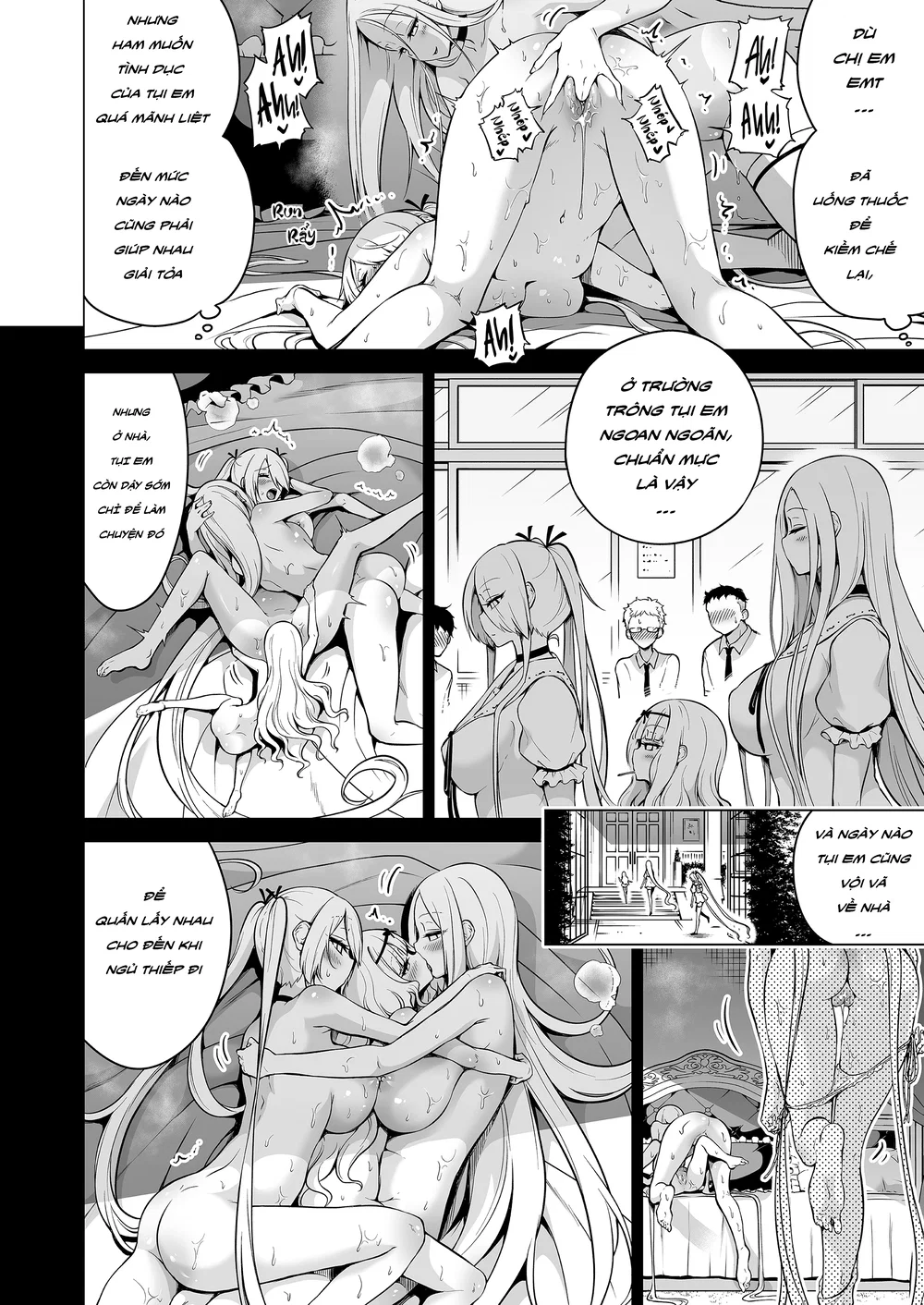 Hands On Draining with Three Succubus Sisters - chap 2 (99%) - 29