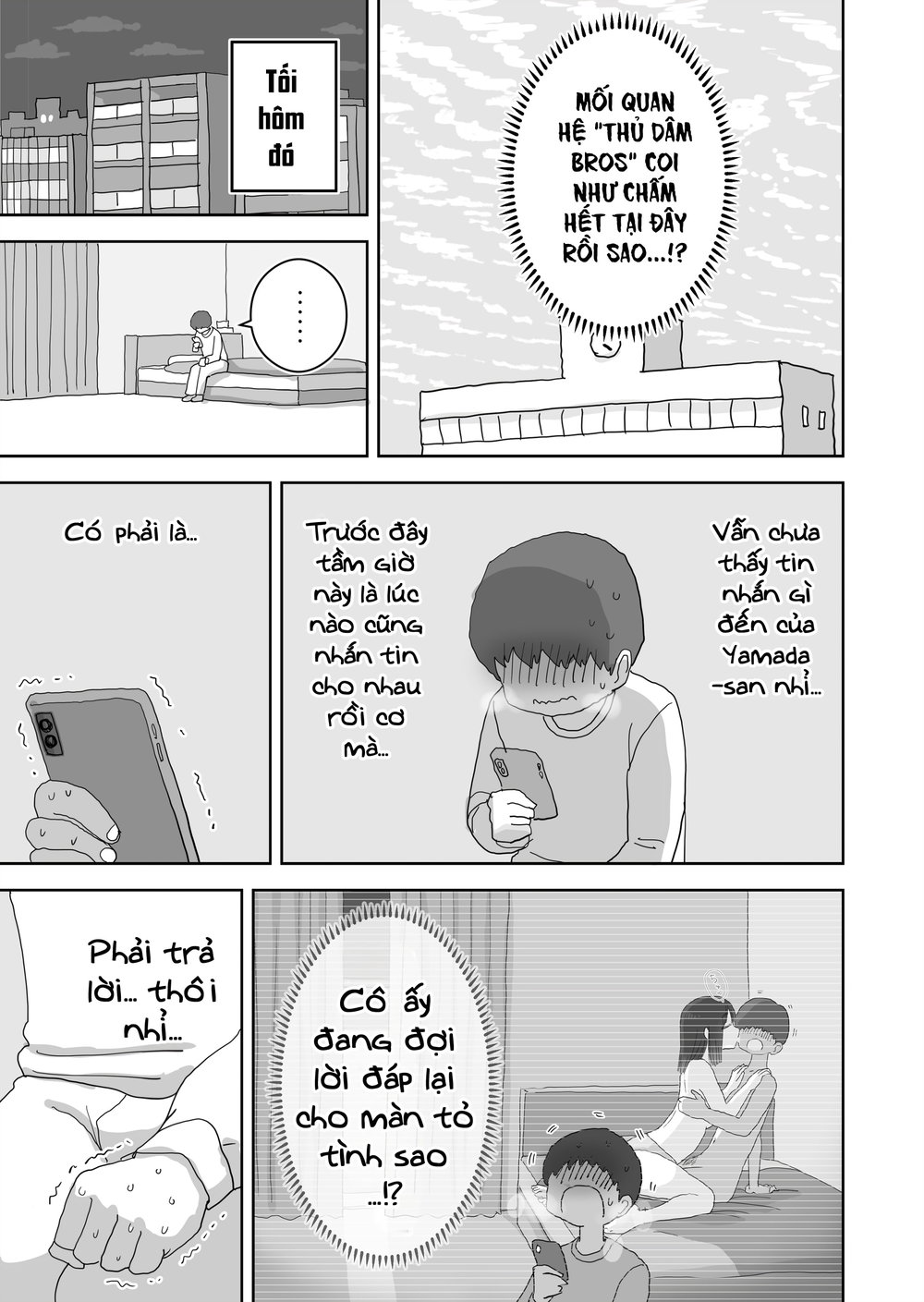 Chỉ là "bạn ̶t̶ì̶n̶h̶ thủ dâm thôi" - Chap 3 - 6