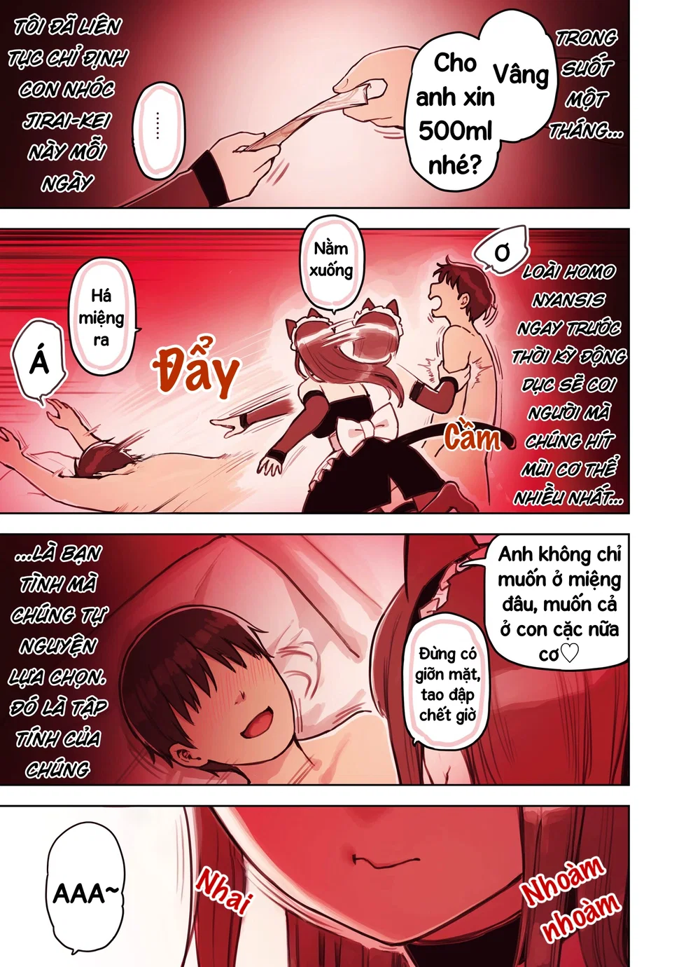 Những cô gái ở quán Maid Refre tai thú - Chap 2 ( bẩn) - 8