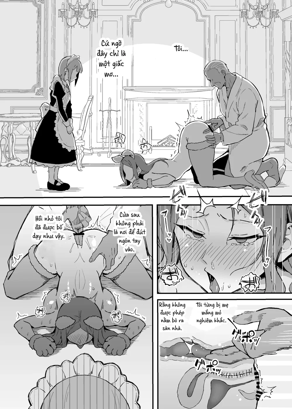 憧れの先輩メイド長の夜伽を見学 - Chap 1 - 30