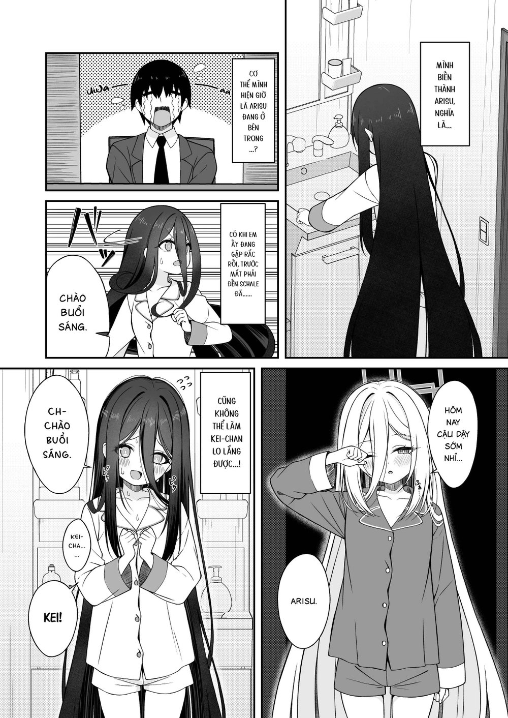 Mới sáng ra đã hoán đổi thân xác với Arisu rồi!... - Chap 1 - 8