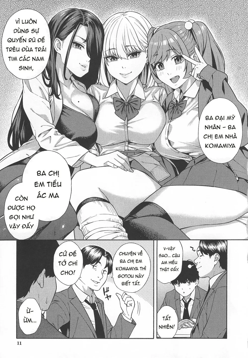 Lập dàn harem với ba chị em gyaru đanh đá - Chap 1 - 10
