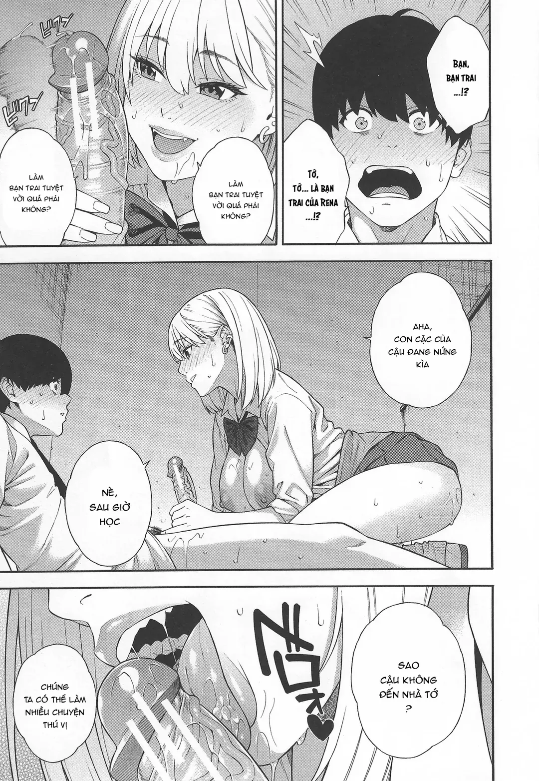 Lập dàn harem với ba chị em gyaru đanh đá - Chap 1 - 42