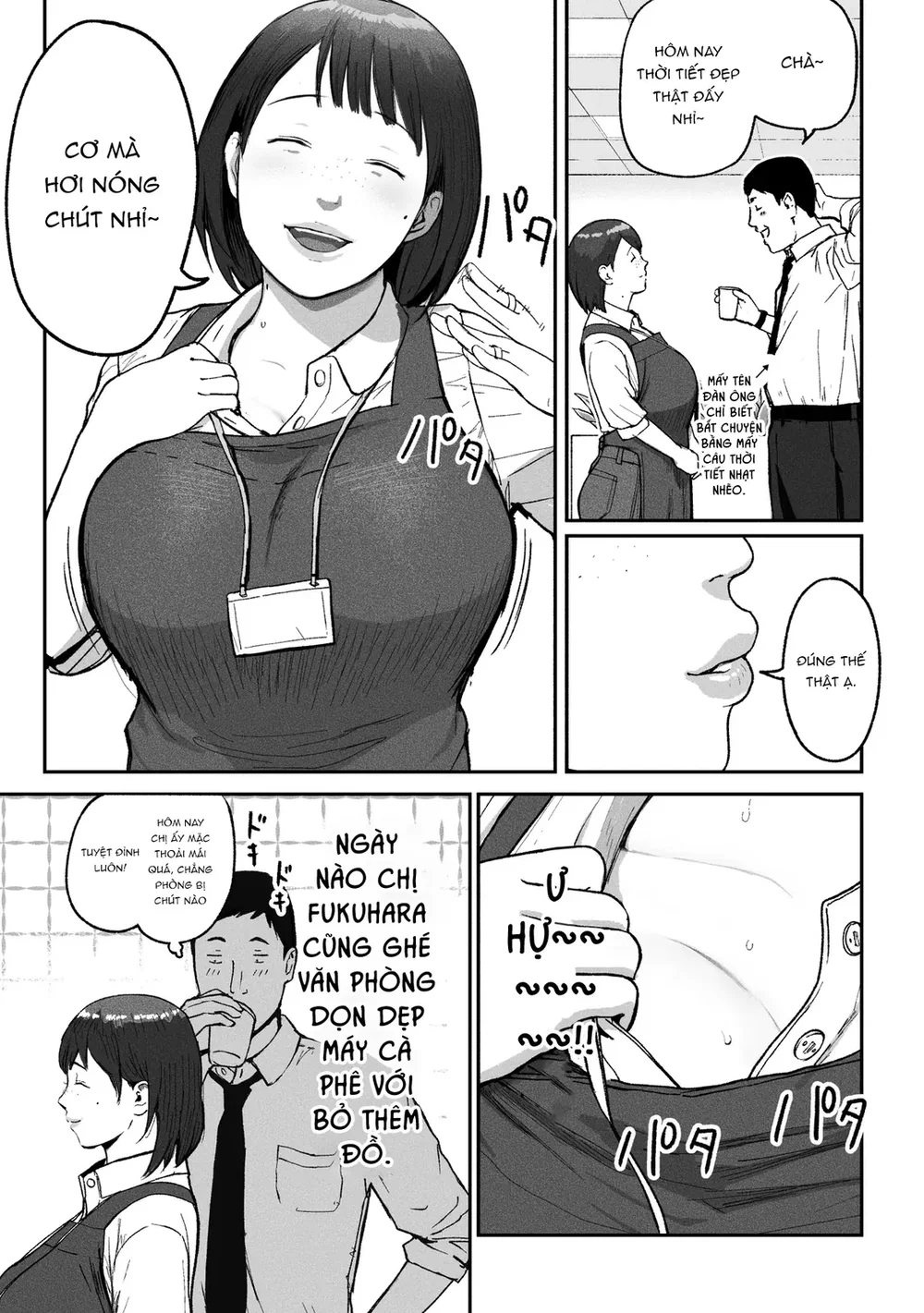 Thư giãn ở quầy cafe công ty - Chap 1 - 4