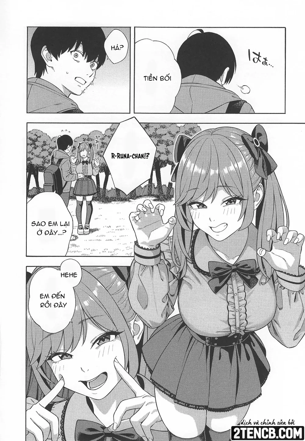 Lập dàn harem với ba chị em gyaru đanh đá - Chap 4 - 12