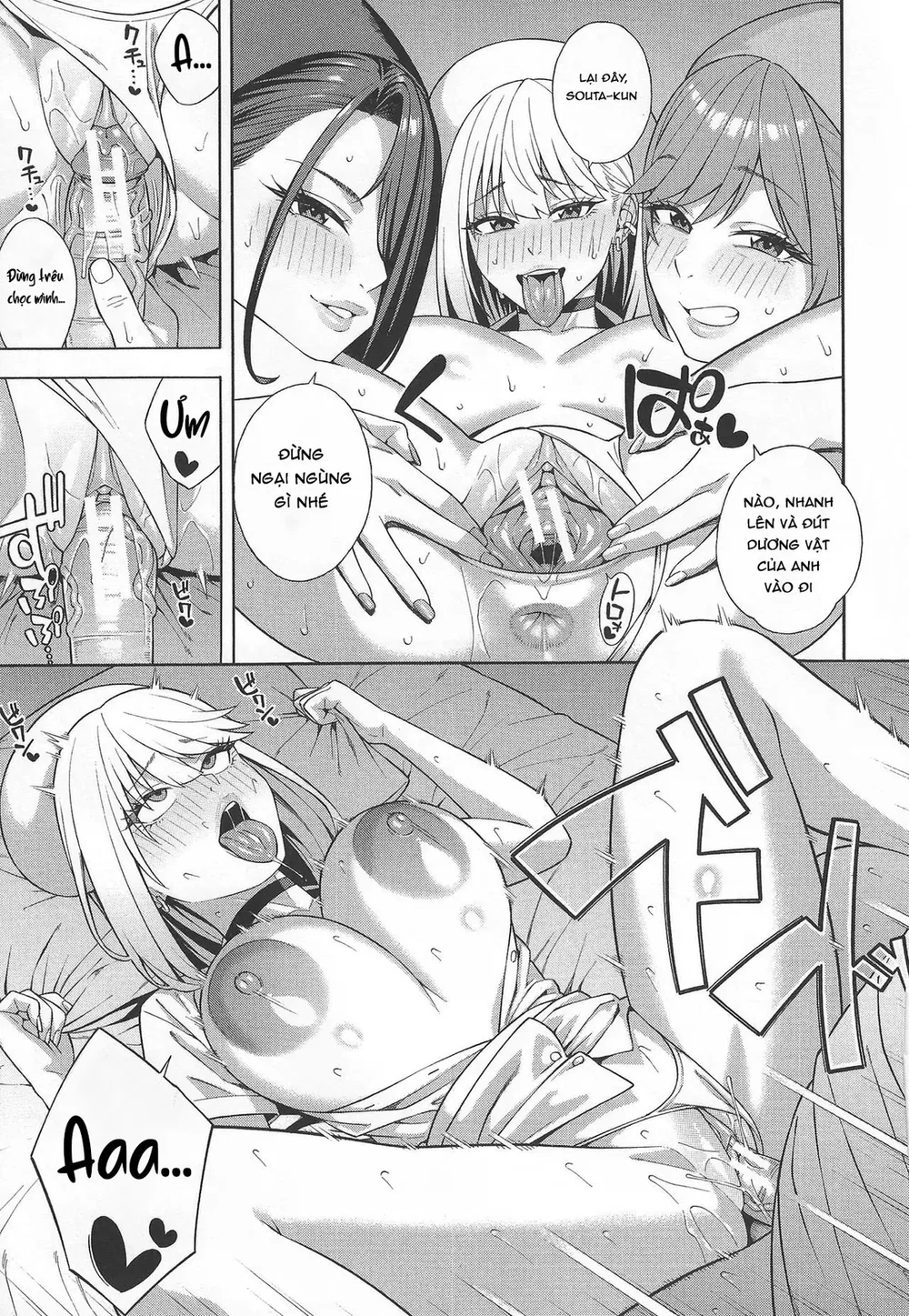 Lập dàn harem với ba chị em gyaru đanh đá - Chap 4 - 37
