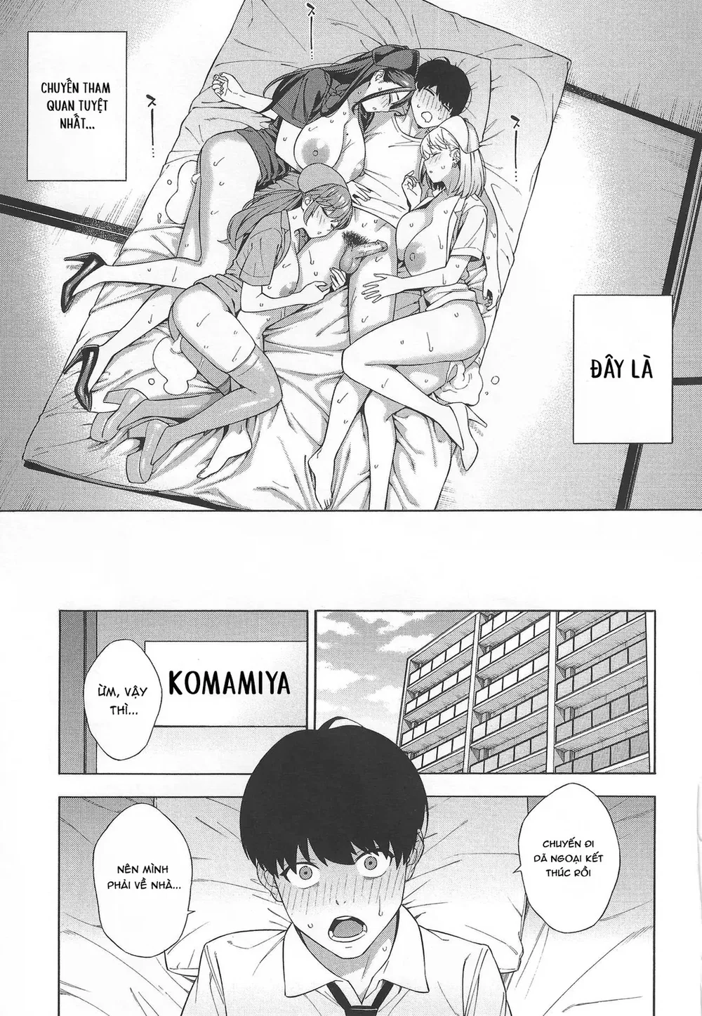 Lập dàn harem với ba chị em gyaru đanh đá - Chap 4 - 49