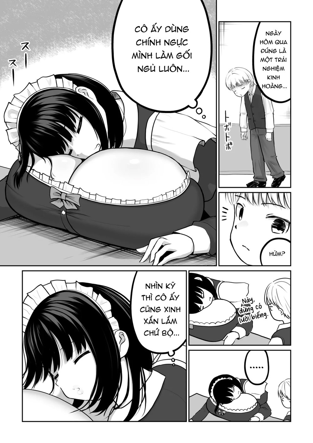 Đang Lọ Thì Bị Hầu Gái Ngực Bự Phát Hiện Và Cái... - Oneshot - 70